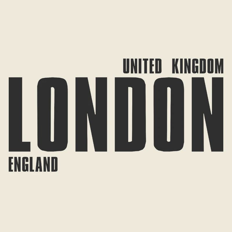 La détresse typographique vintage de Londres