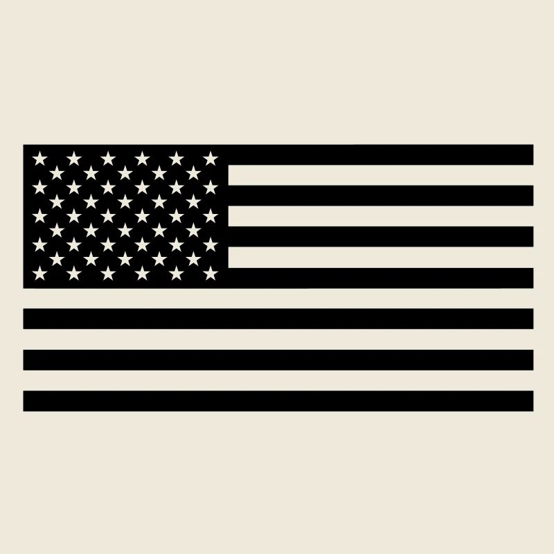 Black US flag