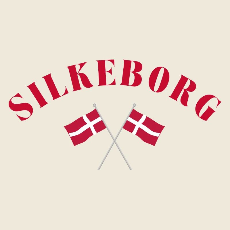 Silkeborg Dänemark Flaggen Design