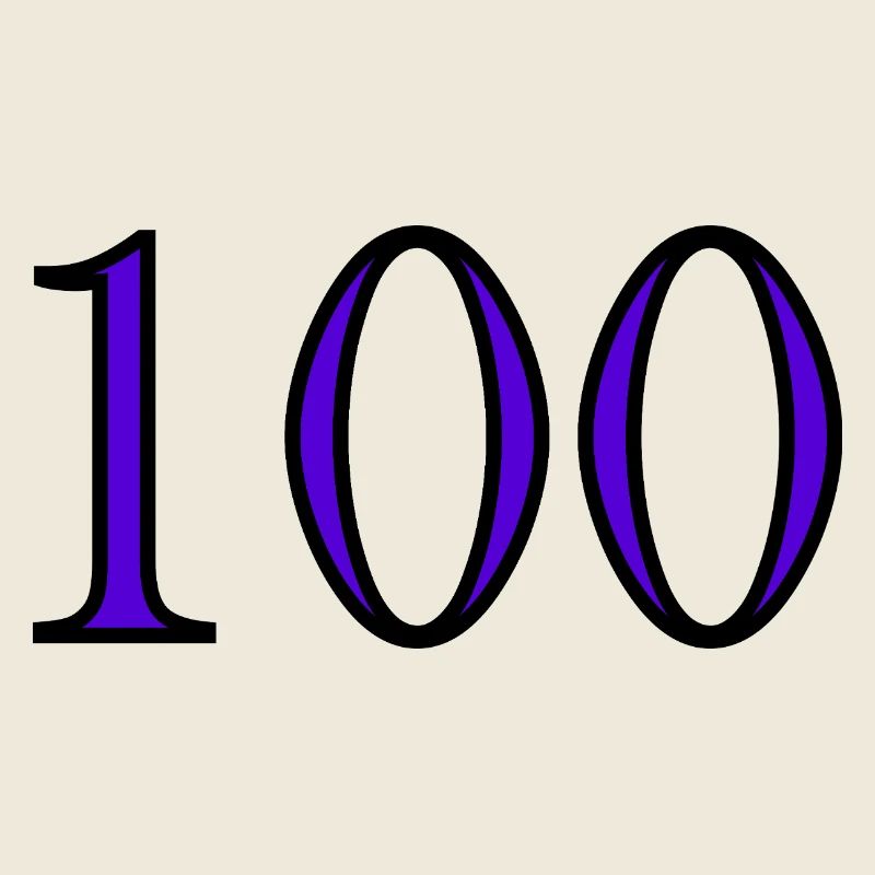 100. 100 YEARS. 100th ANNIVERSARY. BIRTHDAY 100