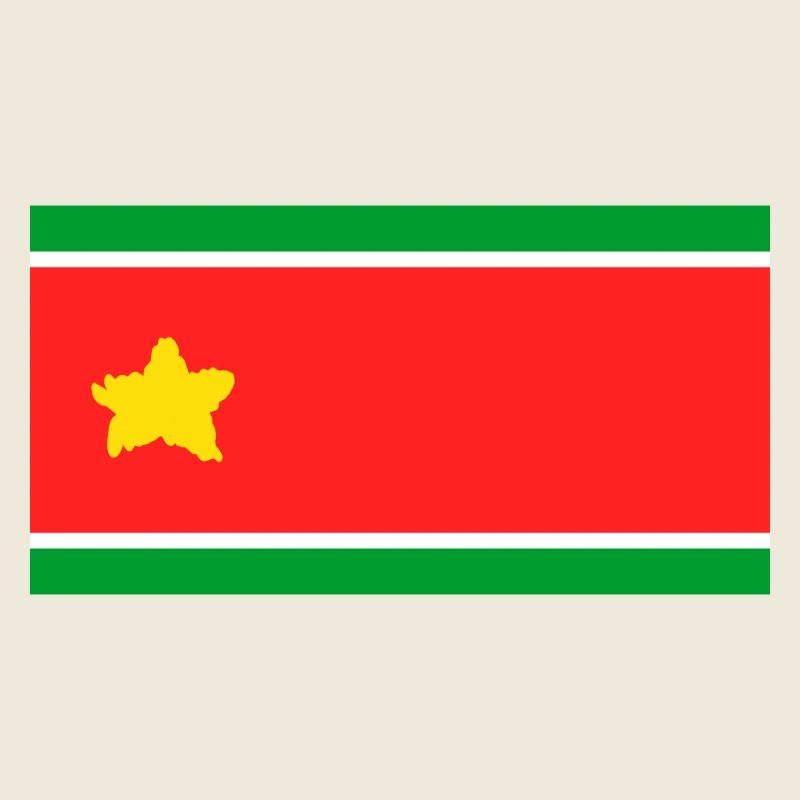 Drapeau de la Guadeloupe dans une étoile déchirée