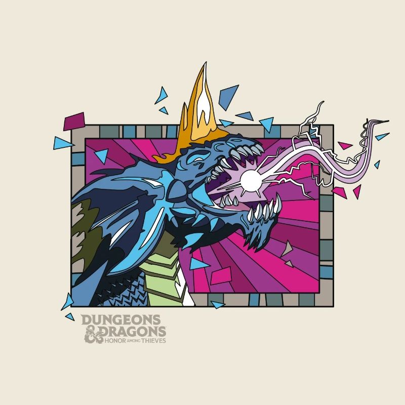 Dungeons & Dragons DND Blauer Drache