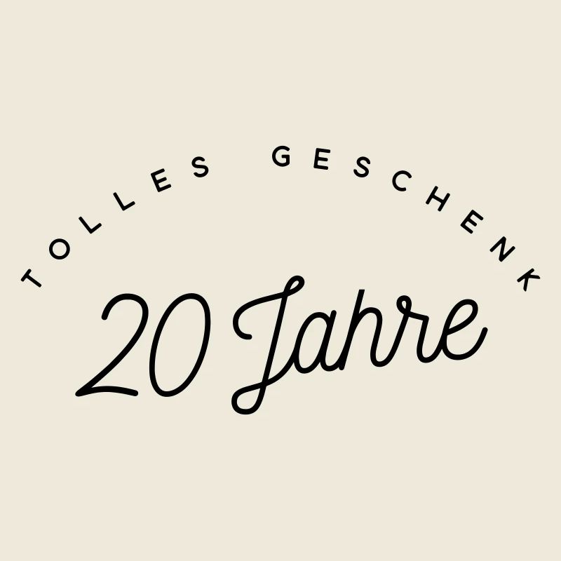 Tolles Geschenk 20 Jahre
