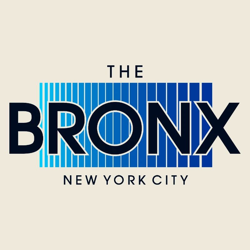 Bronx Skyline Blue Gradient