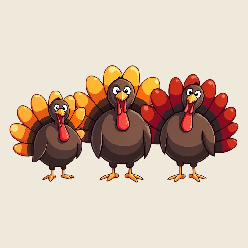 Bébé dinde de Thanksgiving