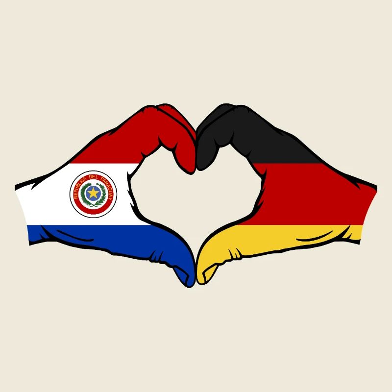 Drapeau du Paraguay Allemagne
