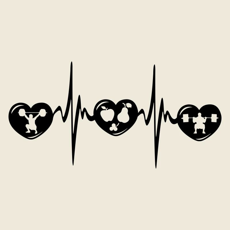 Krafttraining, gesunde Ernährung, Cardio