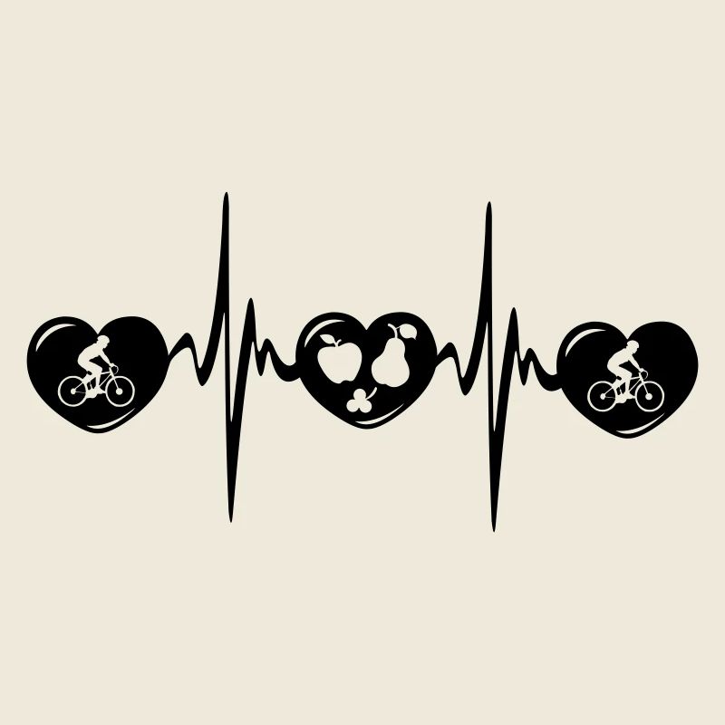 Vélo, alimentation saine, cardio