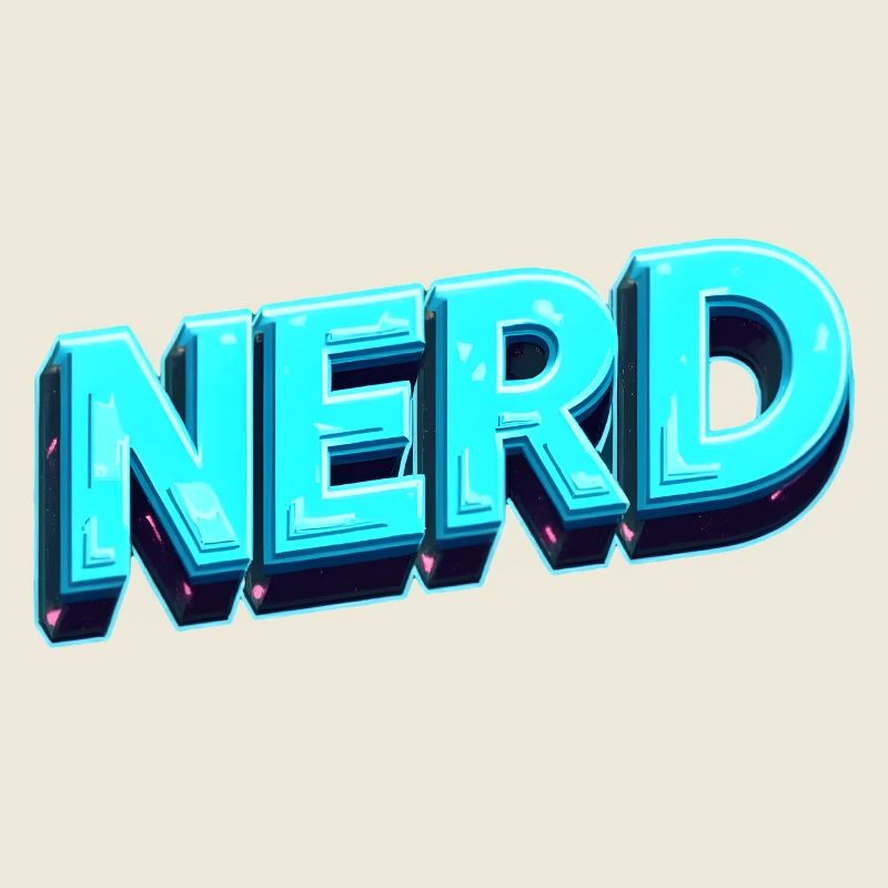 Nerd Neon 3D Retro