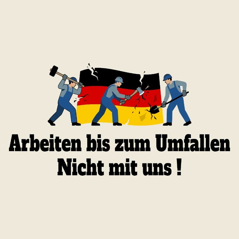Arbeiten bis zum Umfallen