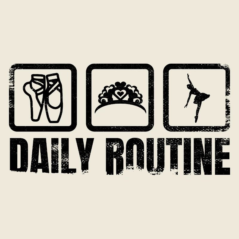 Routine quotidienne du danseur de ballet