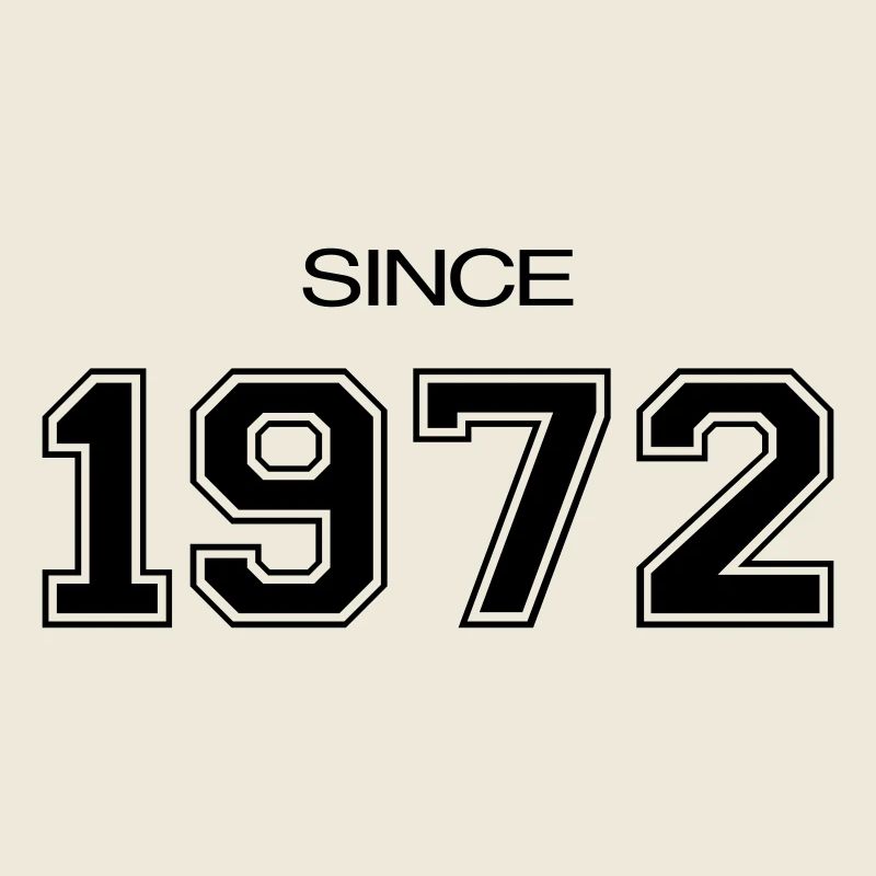 Geburtstag geschenk 1972