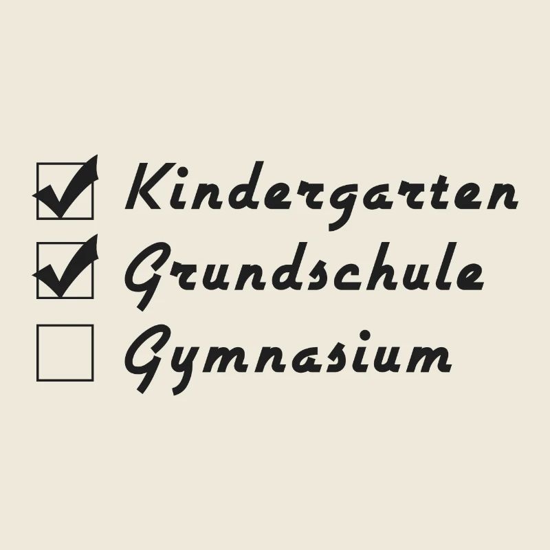 Kindergarten - Grunschule - Gymnasium