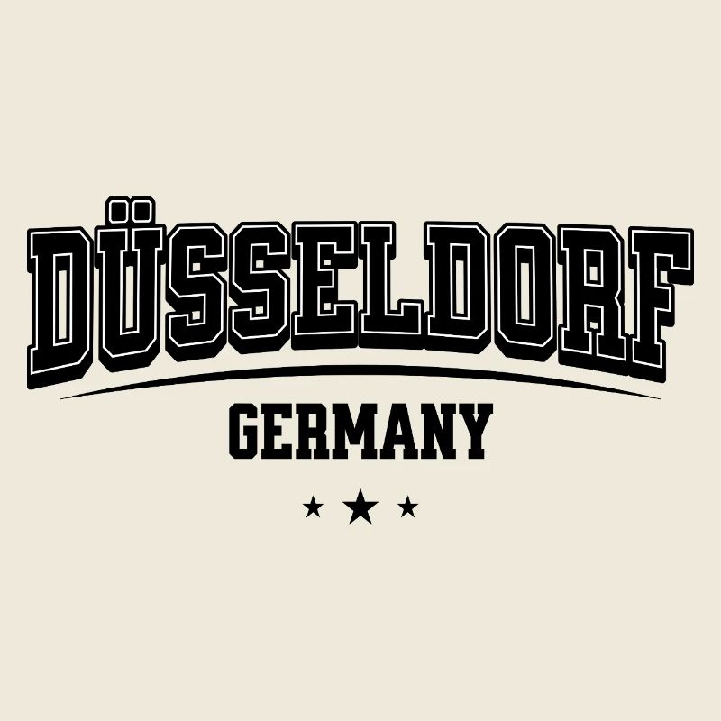 Dusseldorf Germany College Style Souvenir