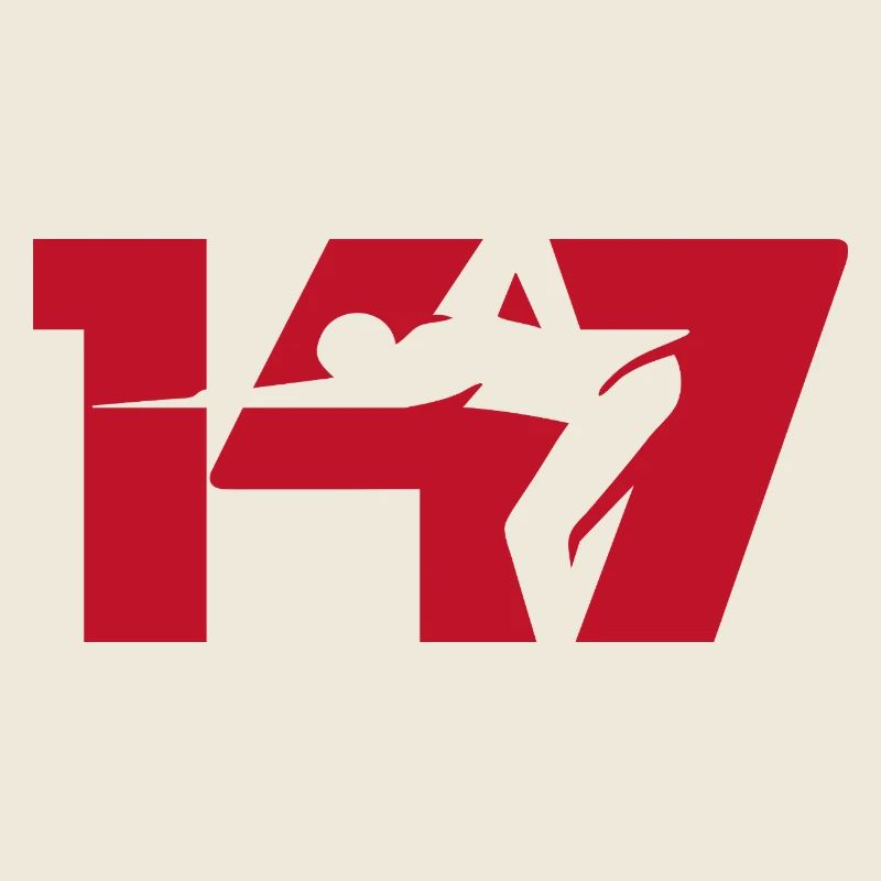 147 Snooker Icon (Red)