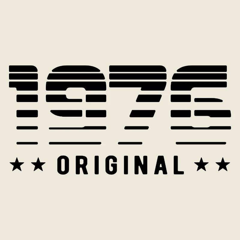 1976 Original Retrodesign | Geburtstag