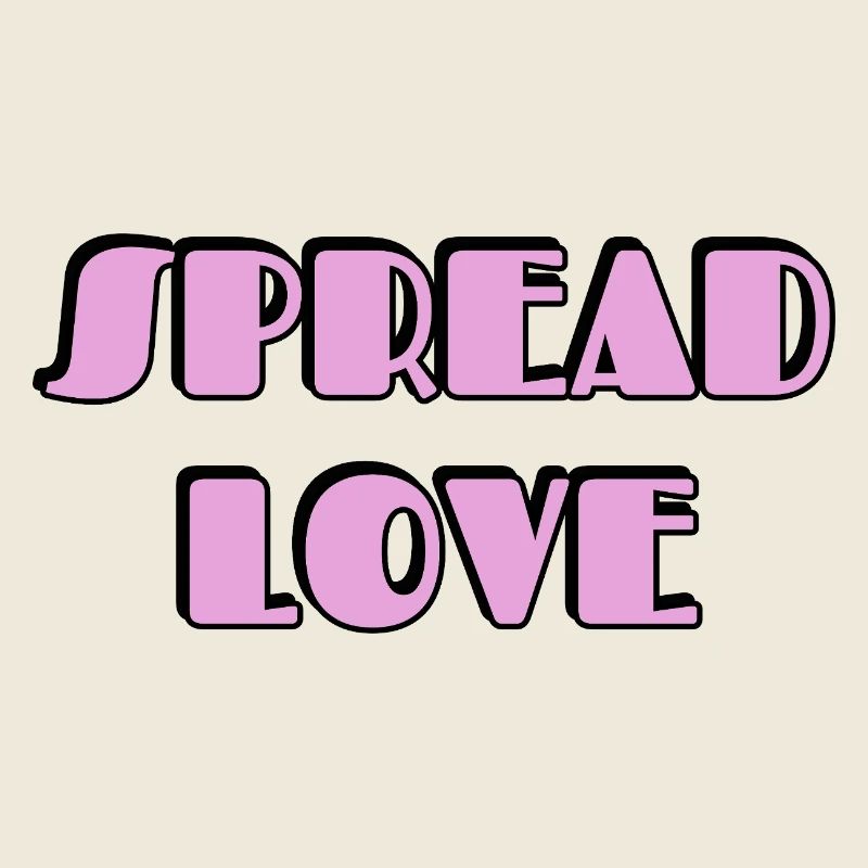 Spread Love Typografie
