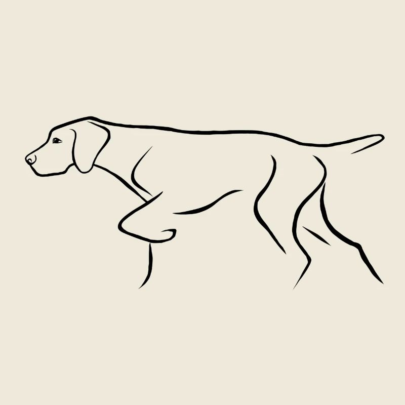 Pointing dog