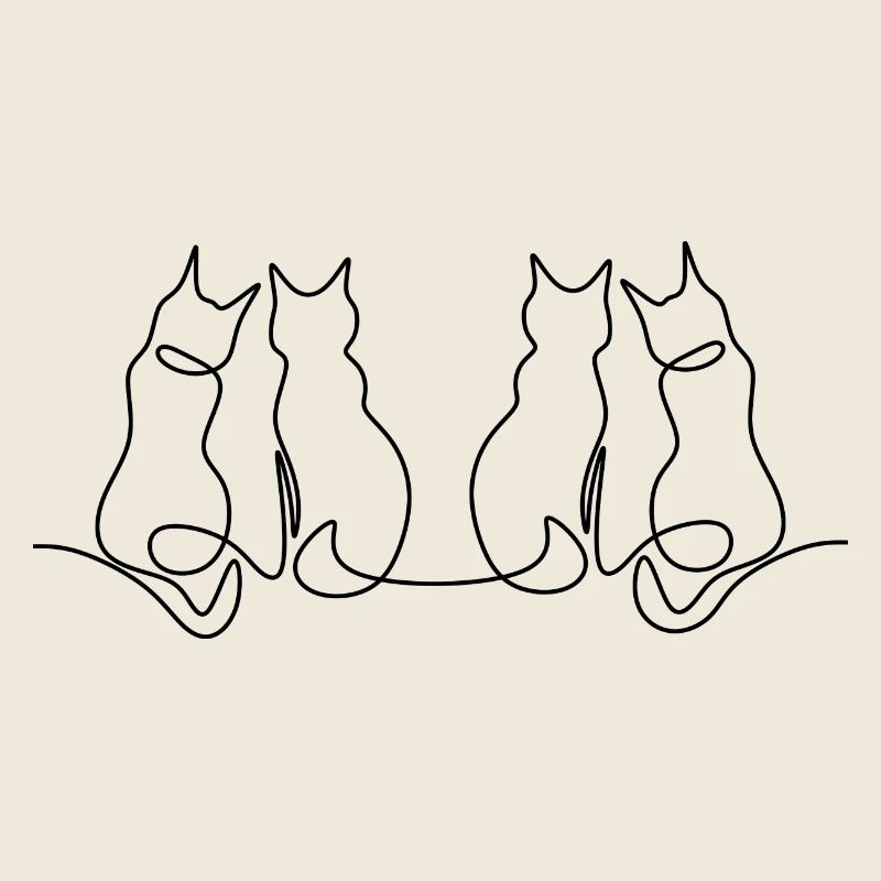 Verliebte Katzen