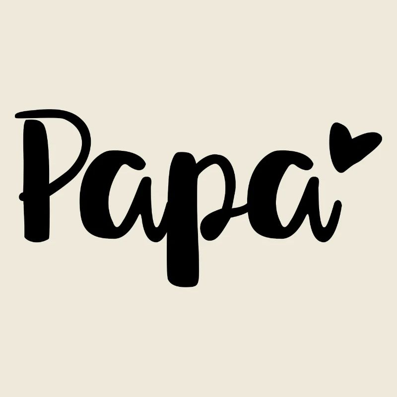 Papa Herz für Väter oder alle, die es noch werden