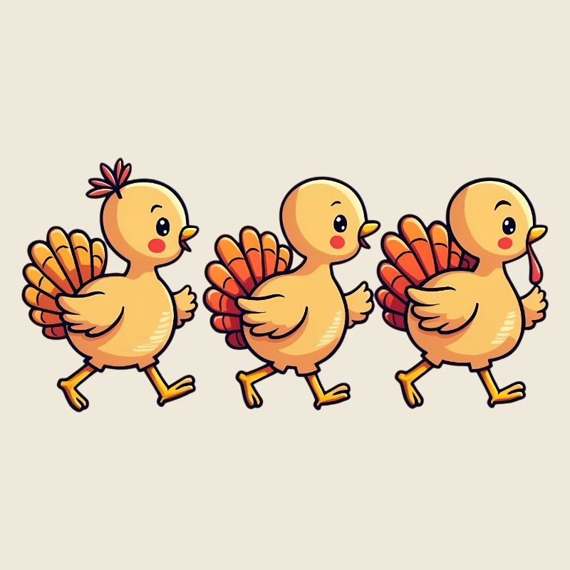 Bébé dinde de Thanksgiving