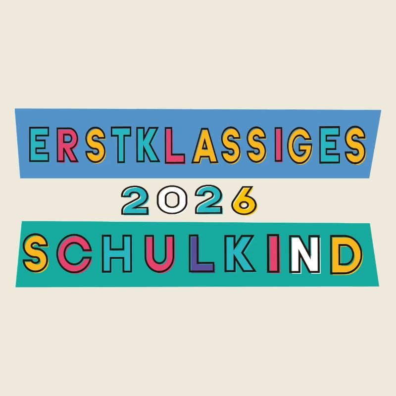 Erstklassiges Schulkind 2026