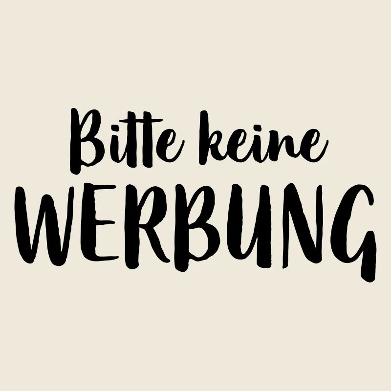 Bitte keine Werbung Aufkleber Briefkasten