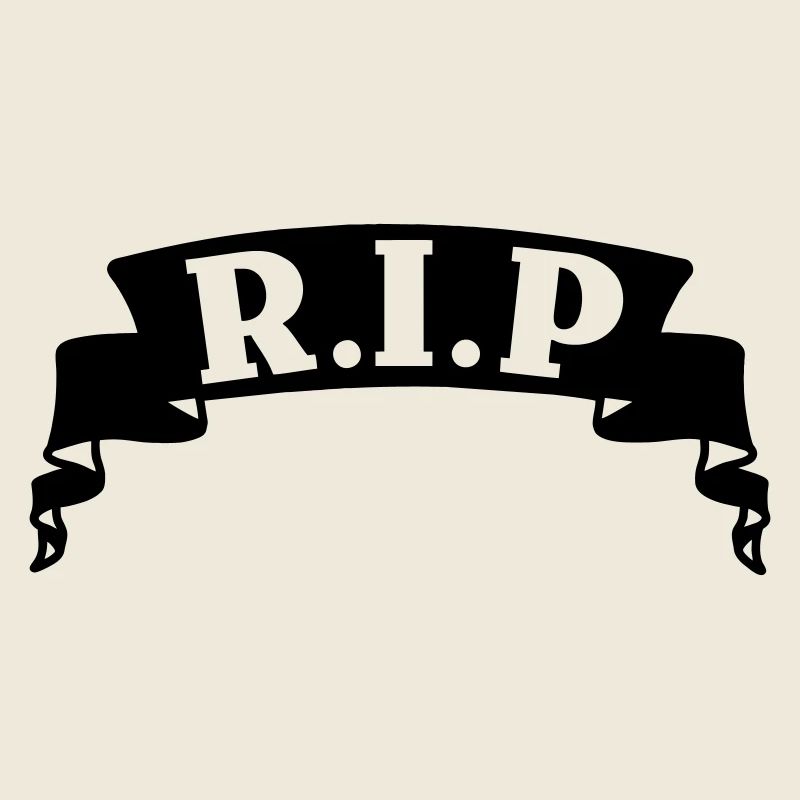 Ribbon RIP banner