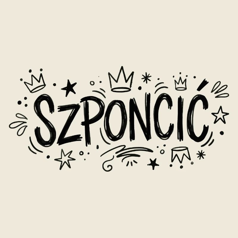 SZPONCIĆ – T-shirt with Polish Slang