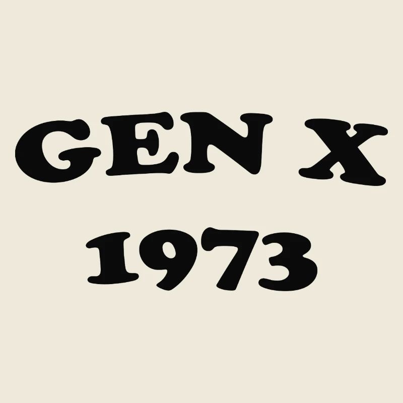 Gen X 1973 Retro Emblem