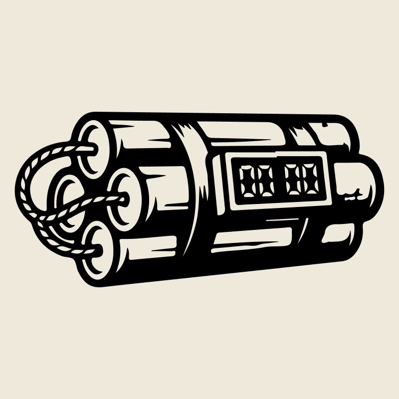 Bombe à retardement Dynamite explosive