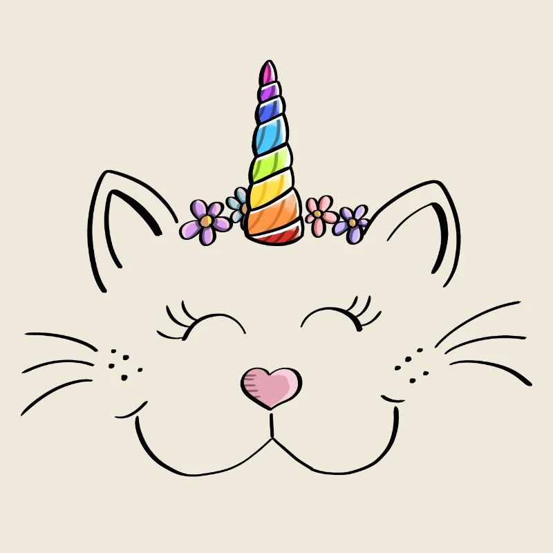 Caticorn - Cat Unicorn - Comic - Fun - Gift