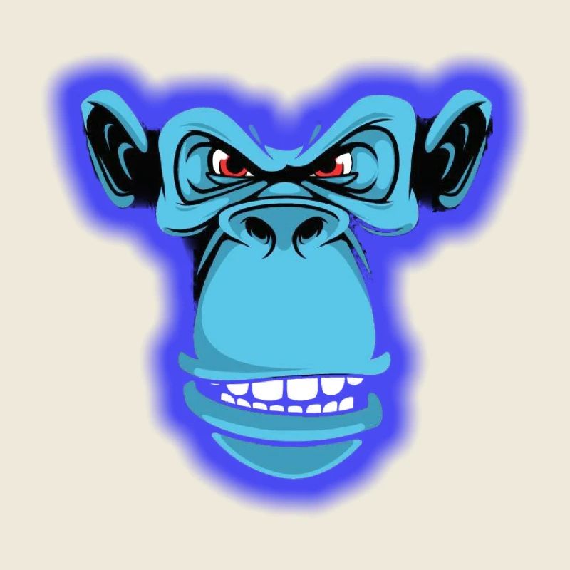 Singe bleu