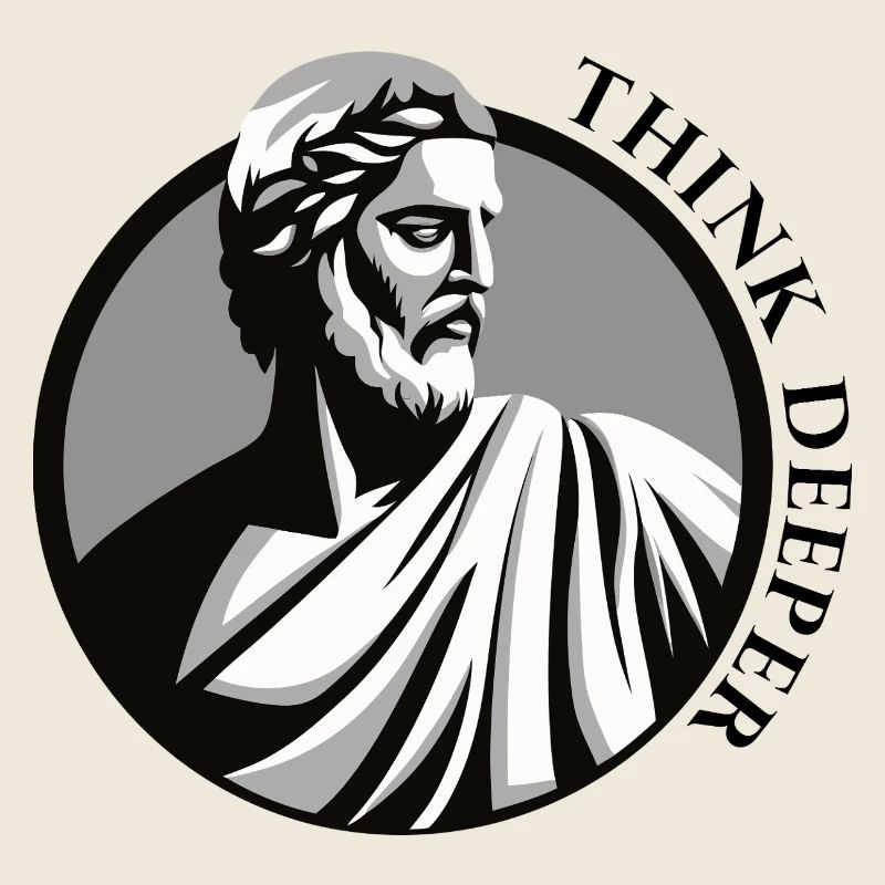 Classic Greek Philosopher | "Think Deeper" | Stoic