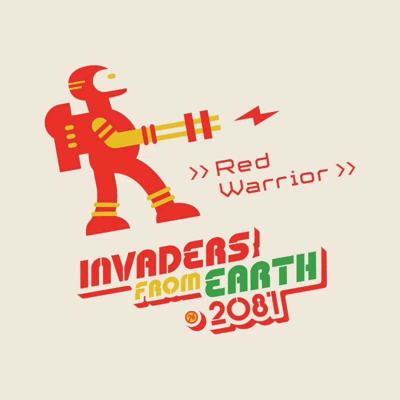 Invaders From Earth 2081 RED WARRIOR