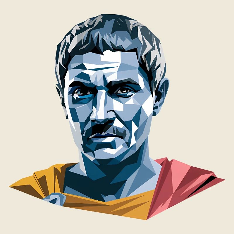 Caesar - Cool History Logo
