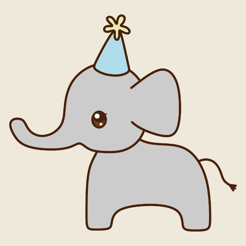 Chapeau de fête éléphant