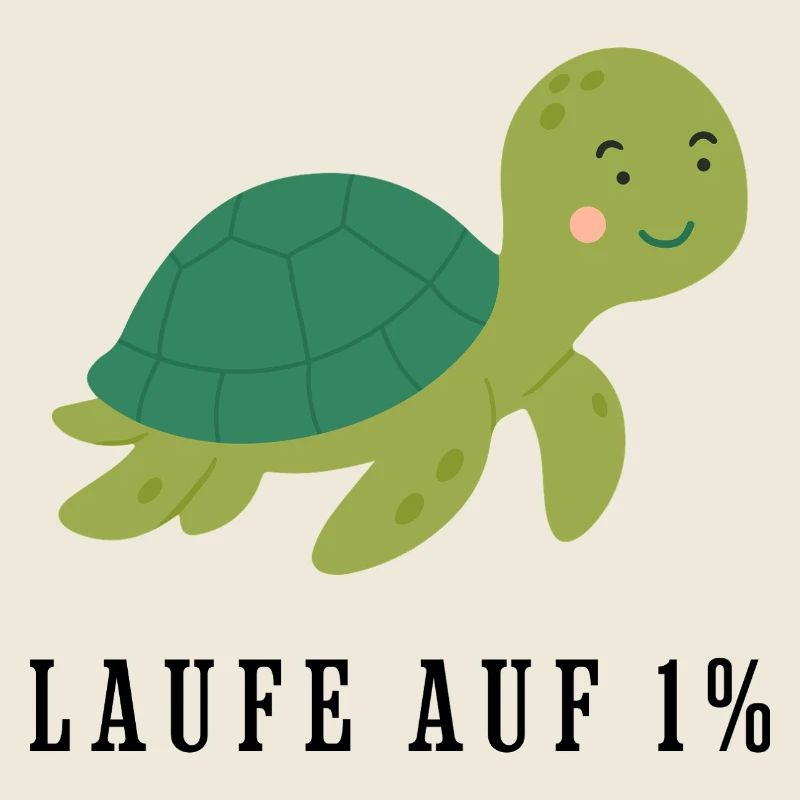 Cuddly Green Turtle Motif