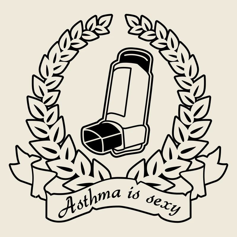 Asthma ist sexy – Nerd Flirt Spruch & Geschenk