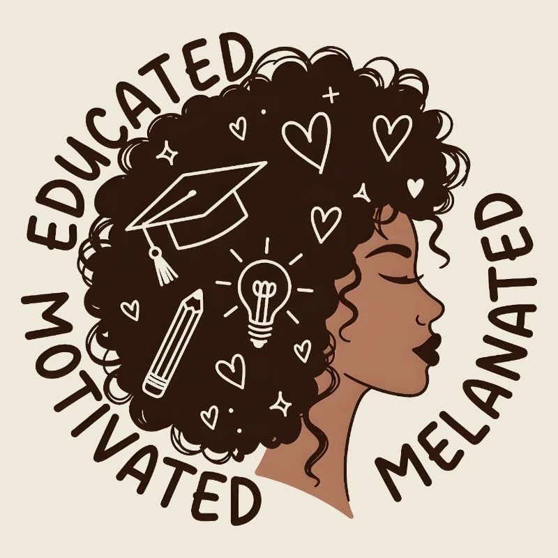Educated Motivated Melanated Woman