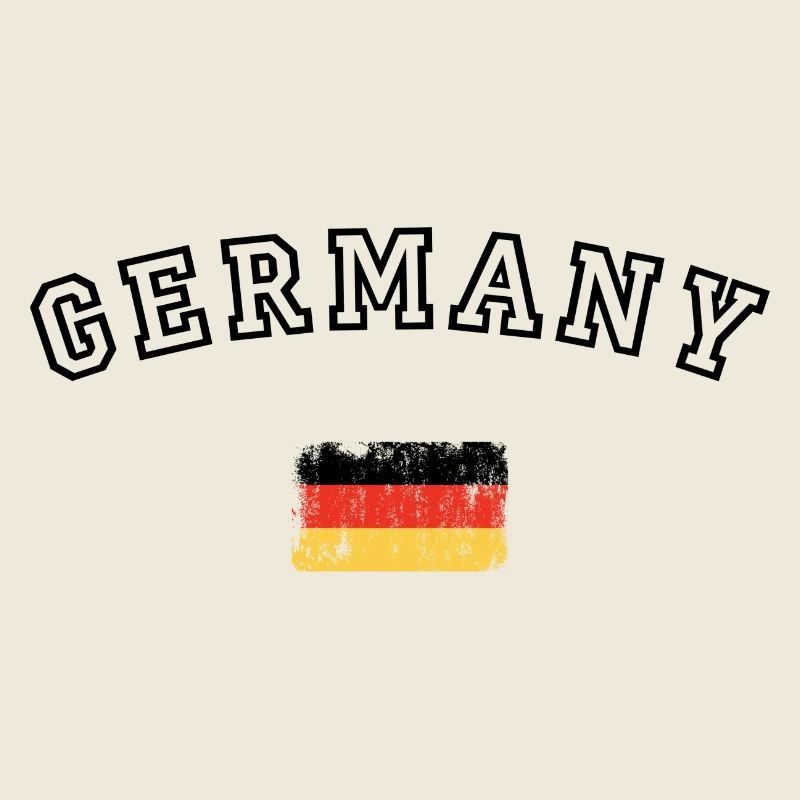 Drapeau allemand à rayures Pop Art