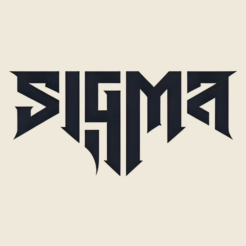 Sigma-Glyphen in schwieriger Typografie