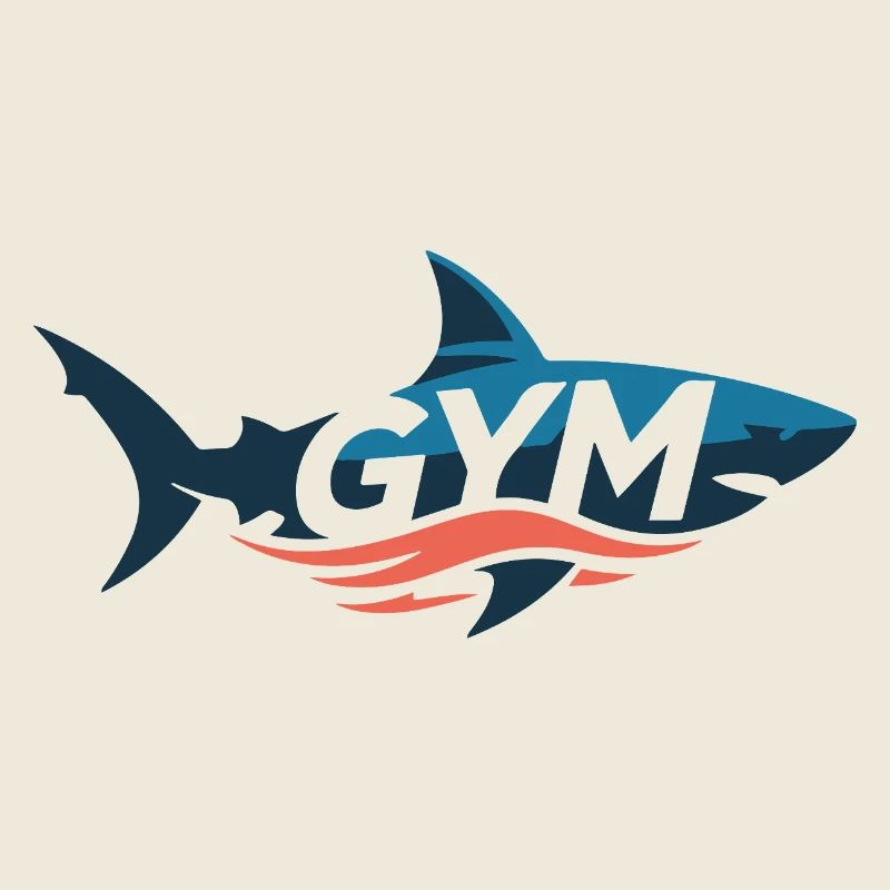 Aqua Shark Gym Emblem