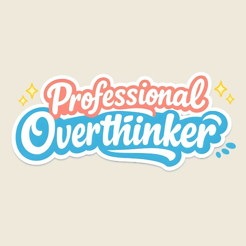 PROFESSIONAL OVERTHINKER Vintage