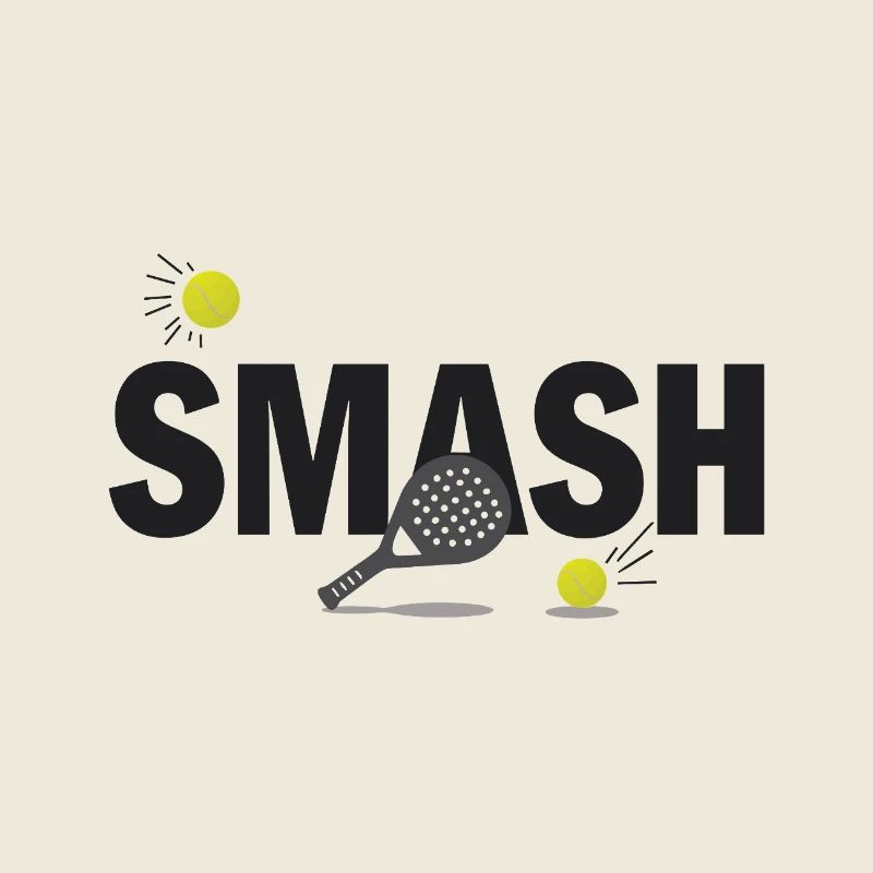 Look de terrain de sport de puissance Padel Smash