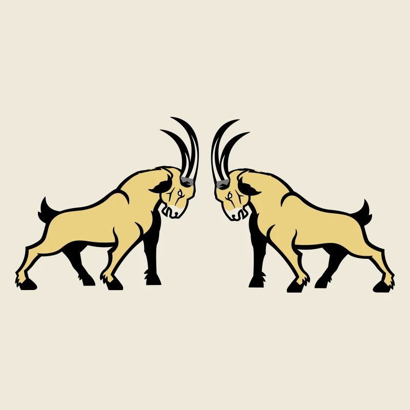Double symétrie Beige Capricorne