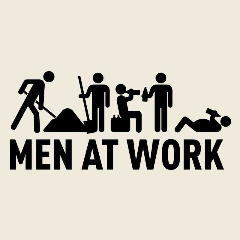 men at work - männer bei der arbeit - bauarbeiter