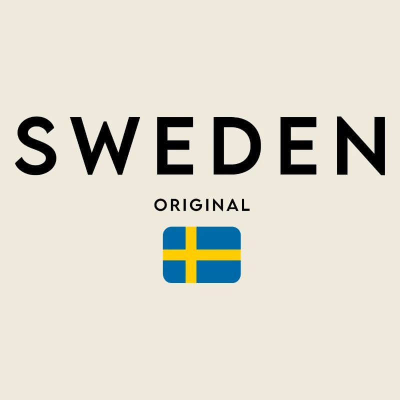 Swedish pride, minimalist sleek design