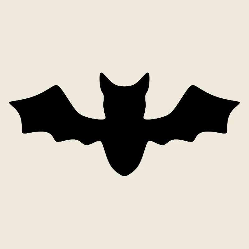 T-shirt à motif lunaire de chauve-souris céleste sur coton