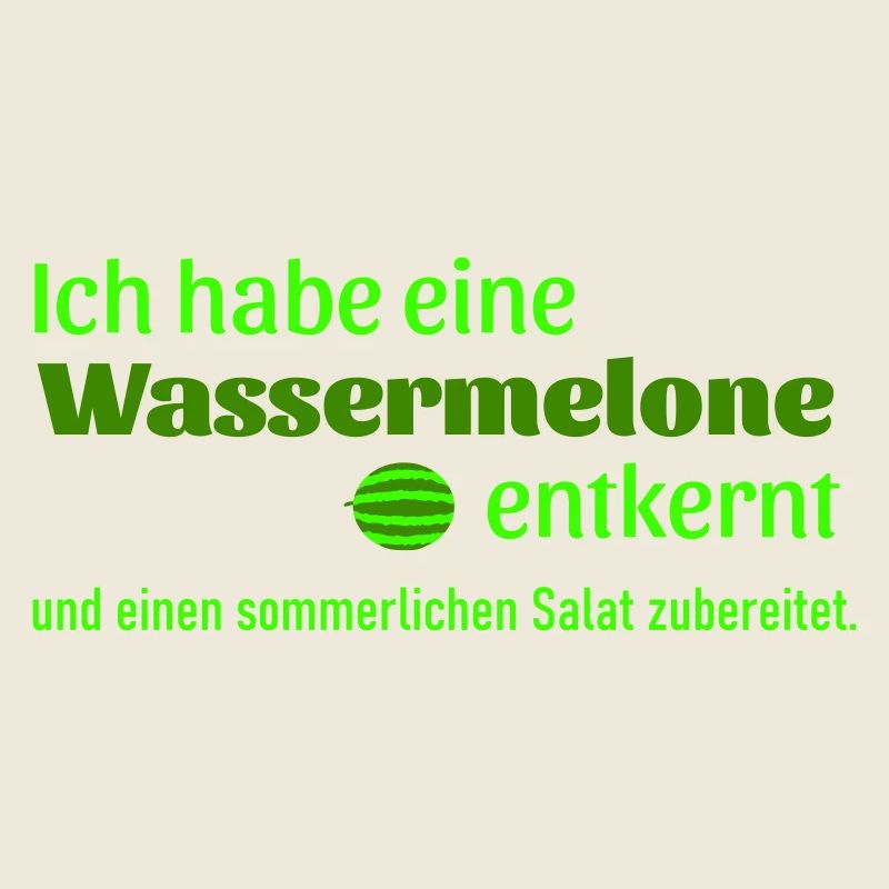 Wassermelone entkernt 